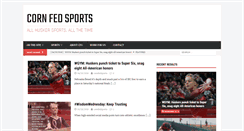 Desktop Screenshot of cornfedsports.com